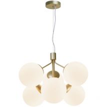 Nordlux - Suspension ivona, Verrerie, Couleur Or, E27, H.44.5, IP20 / Intérieur