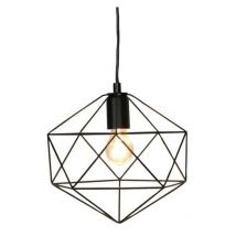 Sampa Helios - Suspension Led intérieure métal noire Vega