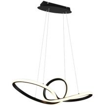 Trio Lighting - Sansa Suspension Led 28w Dimmable Noir L80 cm