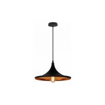 Fitags - Suspension Luminaire Contemporain E27 36cm Lustre Suspension Industrielle en Métal Luminaire
