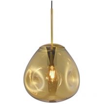Leitmotiv - Suspension luminaire design verre Blown small