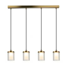Zambelis - Suspension Luminaire led 29W Variable Doré Blanc chaud - 3000K