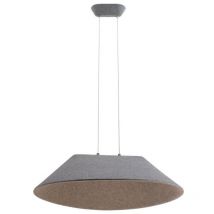 Zambelis - Suspension Luminaire led D750 12W Variable Gris 24 deg - Blanc chaud - 3000K