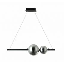 Zambelis - Suspension Luminaire led 11W Variable Noir Mat Blanc chaud - 3000K