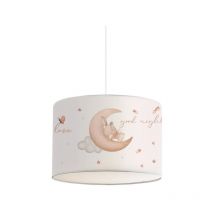 Jardibricodeco - suspension luminaire plafonnier enfant blanc 24x21 cm