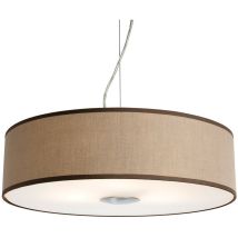 Firstlight Madison - Luminaire suspendu rond à 3 ampoules taupe, E27