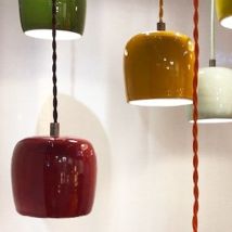 Millumine - Suspension Marcel Céramique Rouge