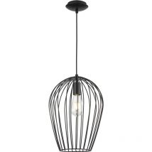 Braytron - Suspension métal 23W E27 Noir IP20 Diam. 275mm