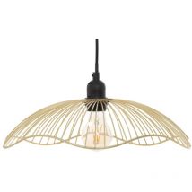 Suspension métal filaire Galt doré D34