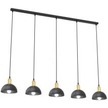 Epikasa - Suspension Moto, Métal, Plastique, Noir, 116x18x140 cm