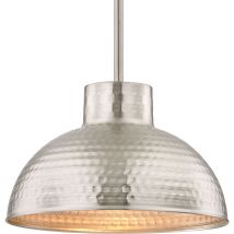 Suspension Mini Nickel Martelé 1 Ampoule