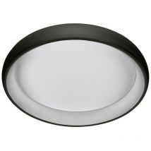Italux - Alessia - Plafonnier led Moderne Noir, Blanc Chaud 3000K 1760lm