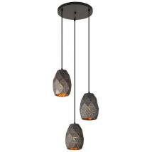 Italux Harley - Suspension moderne à suspendre graphite, or, champagne 2 lumières, E27