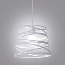 Suspension Luminaire Moderne, Lustre Salon Suspension Luminaire Industrielle Spirale en Cascade Vintage Métal E27 Suspension