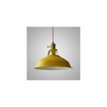 Tuserxln - Suspension Moderne Métal Lustre E27 Base Pour salon chambre à coucher salle à manger bureau Bar Café Jaune