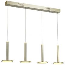 Italux - Oliver - Suspension led Moderne Dorée, Blanc Chaud 3000K 2690lm