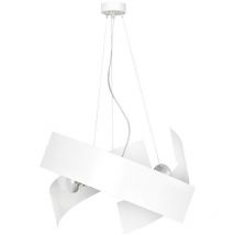 Epikasa - Suspension Modo, Acier peint par poudrage, Blanc, 45x100x45 cm