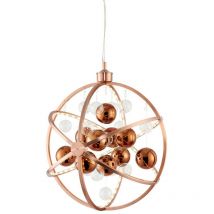 Muni - Suspension de plafond sphérique avec boules de cuivre - Endon