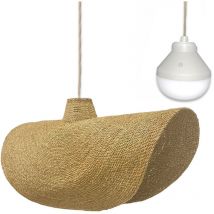 Lumisky - Suspension nomade kleia nomad Bois Herbe marine H93CM