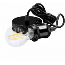 Century - Suspension pour les ampoules du portail led de fusion black - black