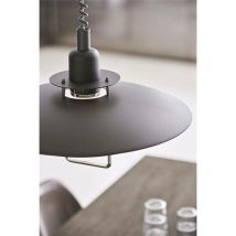 Belid - Primus - Suspension de plafond à 1 lumière, structure grise, E27