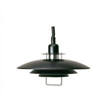 Belid - Primus - Suspension de plafond à 1 ampoule en dôme, chrome, noir, E27