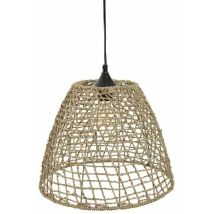 Silumen - Suspension Rotin Naturel Cone 35 cm pour ampoule E27