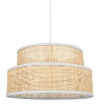 Ostaria - Suspension rotin Yuca beige D35