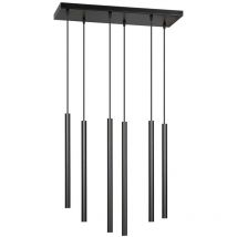 Epikasa - Suspension Selter, Acier peint par poudrage, Noir, 59x120x22 cm
