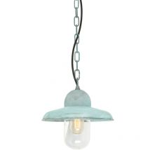 Elstead - Somerton - Lanterne à chaîne de plafond extérieur à 1 lumière Verdigris IP44, E27