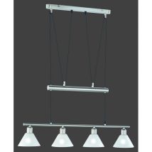 Trio - Suspension 4 Lumières Réglables Stamina Nickel L80 cm Lighting