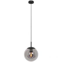 Steinhauer - suspension Bollique - noir - verre - 25 cm - E27 (grande raccord) - 3497ZW - Noir