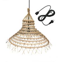 Lumisky - Suspension extérieure gaia cable (Abat jour + cable E27 5 m ) - ø 60 x h 44 cm