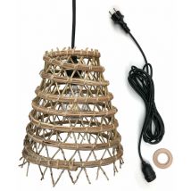 Lumisky - Suspension extérieure zakari cable (Abat-jour + cable E27 5 m) - ø 22 x h 24 cm
