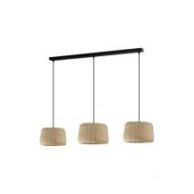 Aluminor - Suspension Suspension xenia noir et Osier