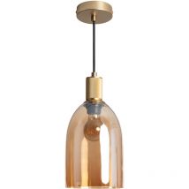 Ledkia - Suspension Verre Tulio Ambre