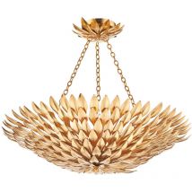 Dar volcano - Suspension Dorée, 5x E14