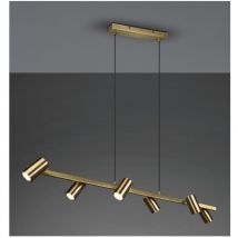 Suspension luminaire 6 Spots Orientables Marley Ottone Invecchiato