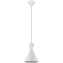 Suspension, Suspension design 1 lampe Enzo Blanc en Metal, trio