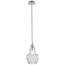 Maytoni - Eustoma Plafonnier Dome Nickel, 1 lumière, E14
