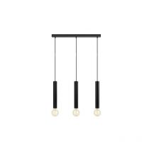 Markslojd - sencillo Plafond Suspension Bar 3 Lumières Noir