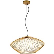 Plec Plafonnier Cage doré, 1 lumière, E27