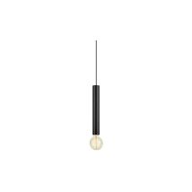 Plafonnier Slim 1 Lumière Noir – Métal – Hauteur 35 cm – Largeur 5 cm – IP20 – Matières, Style, Longueur, Culot, Finition métal