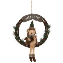 Suspensorium Igel Krone 33cm - Feeric Lights & Christmas