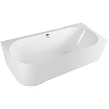 Polysan - sussi r Cast Marble Bain de qualité 150x70x50cm, blanc