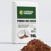 CONTROL GARDEN Sustrato Fibra de Coco 70L 100% Natural