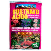 GF - sustrato plantas acidas 20 litros bolsa , Sustrato plantas ácidas 20 litrosEspecial para plantas acidófilas: camelias, hortensias,