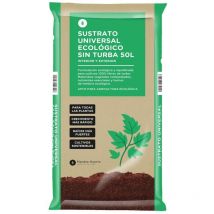 Planeta Huerto - Sustrato Universal Sin Turba eco 50 l, Tierra Ecológica para Plantas de Interior y Exterior, con Humus de Lombriz - Sustrato