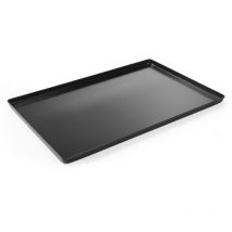 Tablett Konditorei-Ausstellungstablett schwarz 600x400x(H)20mm Hendi 808542