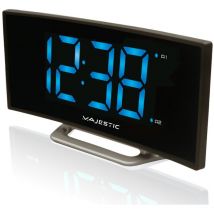 Sveglia Smart Morning, Plastica, Nero, 4x8,7x17,1 cm